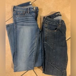 2 pairs of pants sized 4